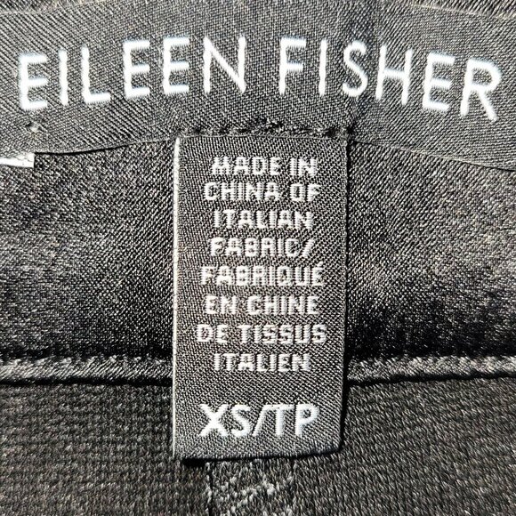Eileen Fisher Pants Wide Leg Cropped Stretch Fabric Women's Size XS F161P - Picture 9 of 12